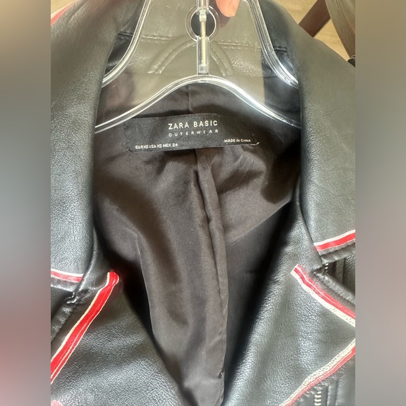 ZARA leather jacket ! Adorable just doesn’t get worn enough :( - Picture 3 of 4